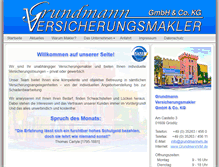 Tablet Screenshot of grundmannvm.de